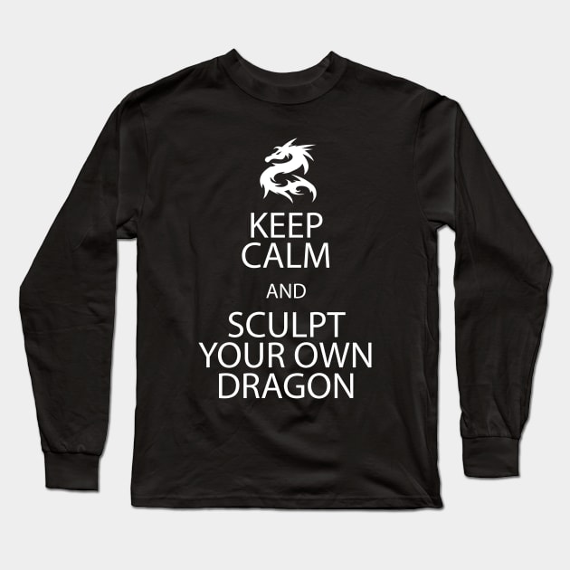 Sculp your own Dragon! Long Sleeve T-Shirt by Yellowkoong